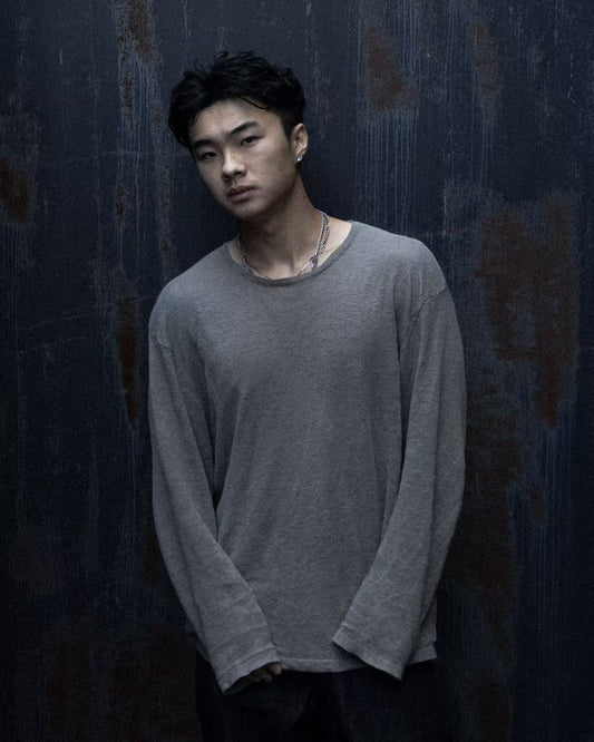 GREEN LINEN LONG SLEEVE
